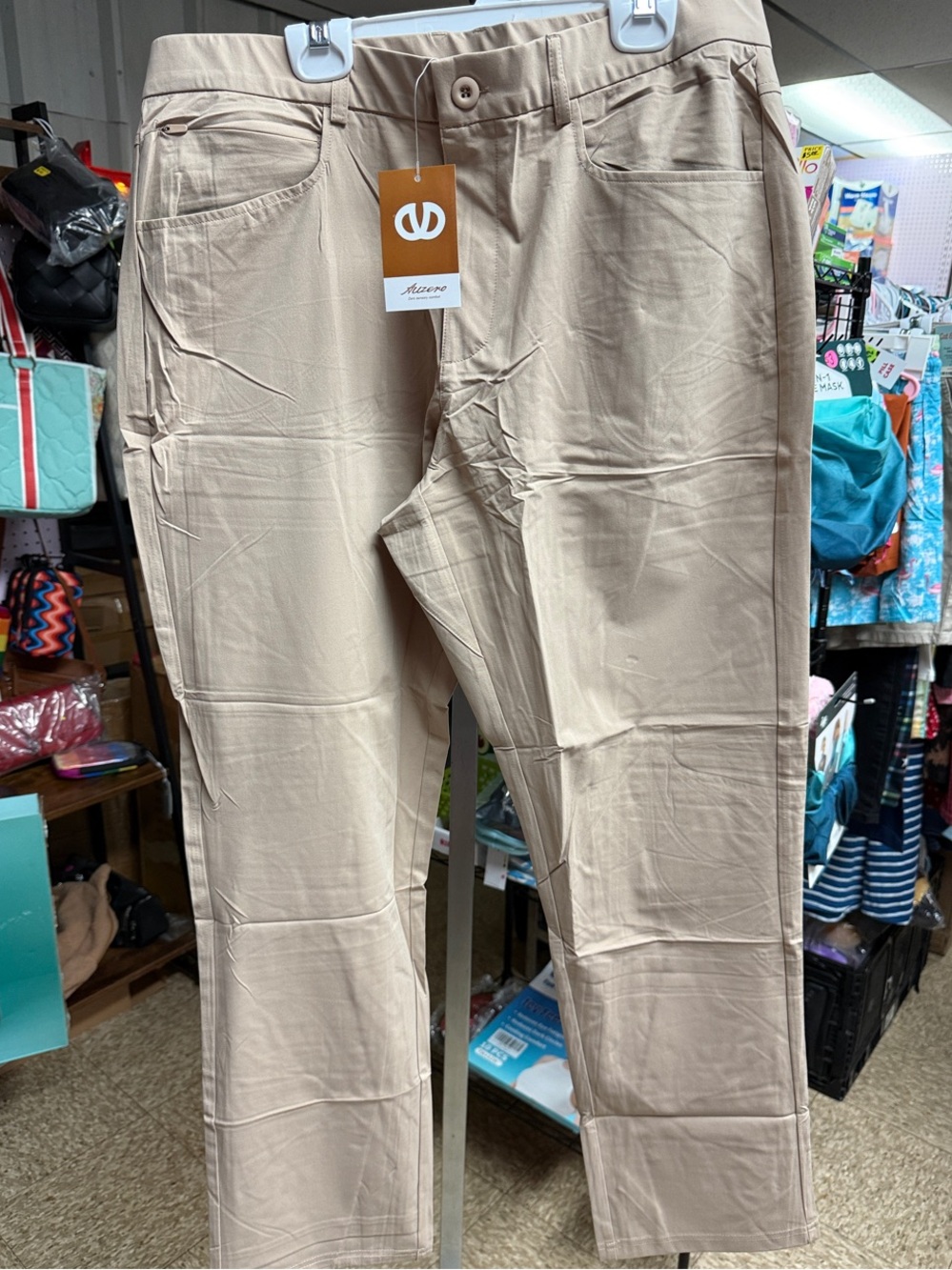 Men's Tan pants by - Straight Fit Casual Pants